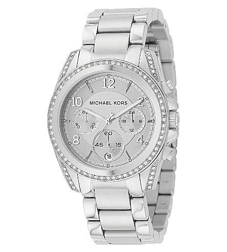 michael kors mesh watch silver|Michael Kors blair watch silver.